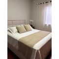 Manta Peseira de Tricô Trançado Premium para Cama e Sofá