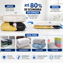 Saco a Vácuo Organizador para Roupas 40x60 e 50x70 cm – Economize Espaço