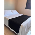 Manta Peseira de Tricô Trançado Premium para Cama e Sofá